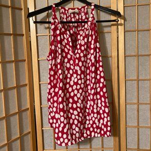 FREE w $10 Bund Red and White PokaDot Tank